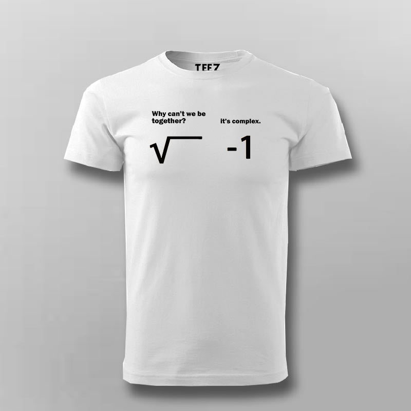 Quirkipedia Complex Numbers Math Science, Nerd, Geeky T-shirt For Men 