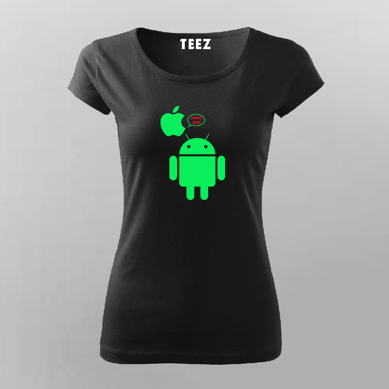 Buy this Android Apple I meant Byte Funny Tech T shirt from Teez