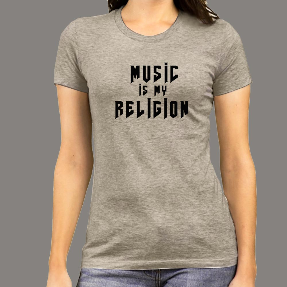 music is my religion t shirt