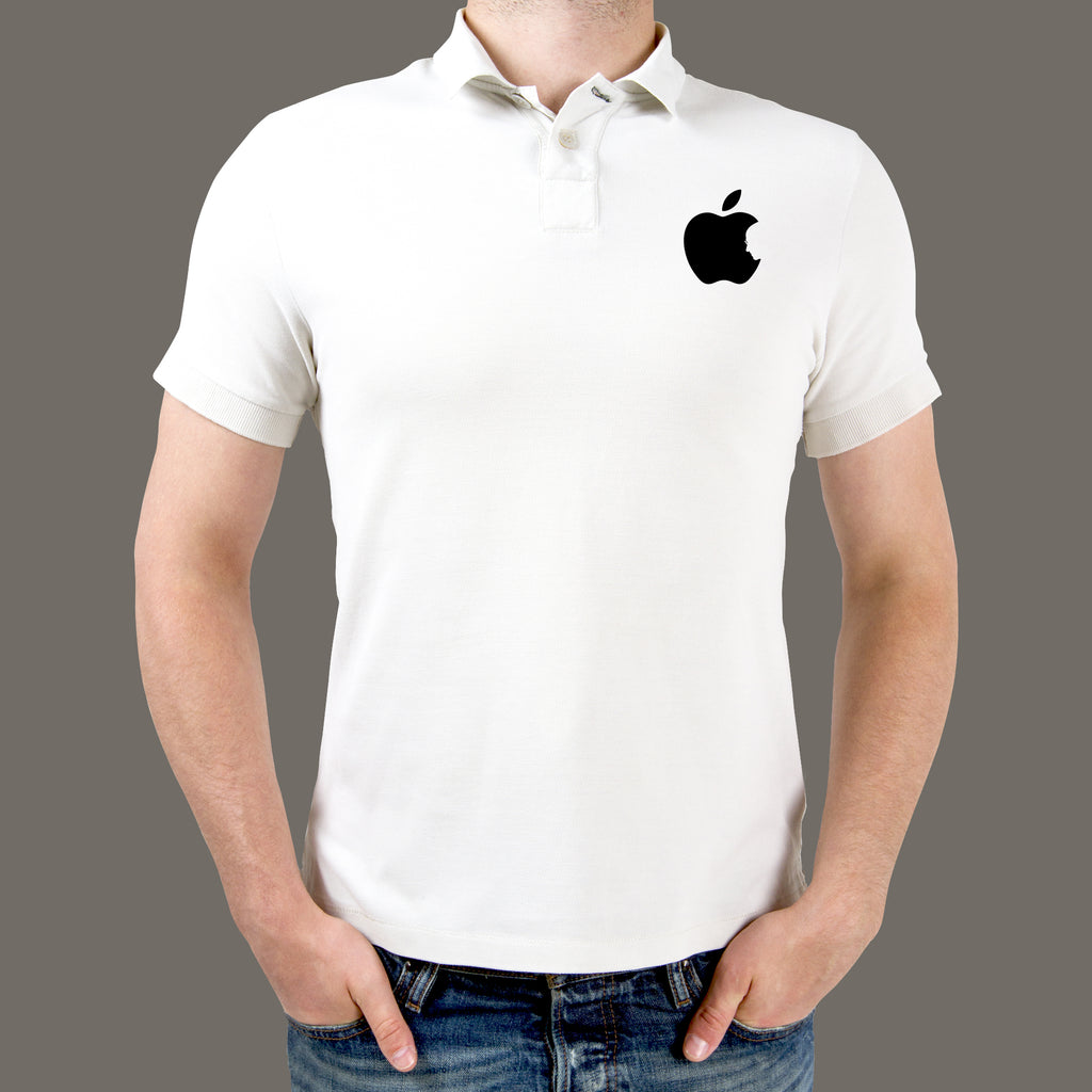 Apple logo outlet tee shirt