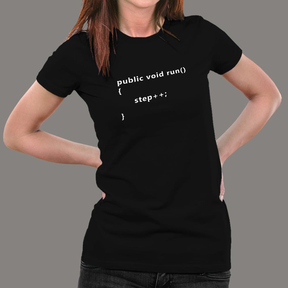 Programmer Workout Exercise T-Shirt For Women –