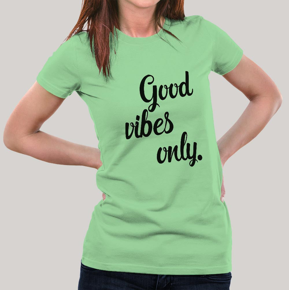 Buy LA VIBES DARK GREEN T-SHIRT for Women Online in India