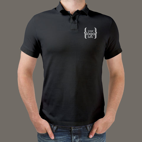 black Custom Polo t-Shirts
