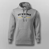 IIT Madras ESTD 1959 Cotton Hoodie for Men - Show Your Pride