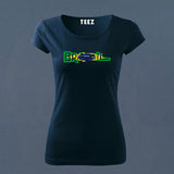 Brazil fan made T-Shirt for Women