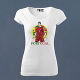 Portugal fan made T-Shirt for Women