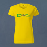 Brazil fan made T-Shirt for Women