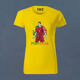 Portugal fan made T-Shirt for Women