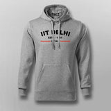 IIT Delhi ESTD 1961 Men's Round Neck Hoodie - Get Yours Today