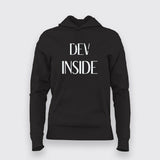 Dev Inside Cool Programming  T-Shirt For Women