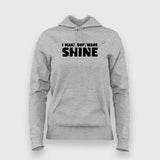 I Make Software Shine Women Hoodie - For the Best Coders by Teez