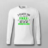 Stay in Your Lane: Free Lodging Humor Tee