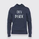 Dev Inside Cool Programming  T-Shirt For Women