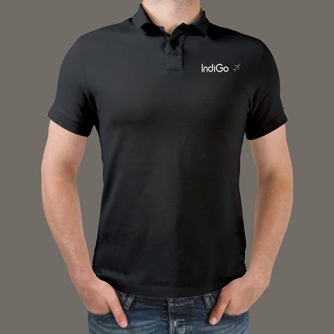 Buy This Indigo  Polo Offer T-Shirt For Men (August) For Prepaid Only