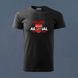 Fan-Made Arsenal T-Shirt for Men | Gunners Fan Gear