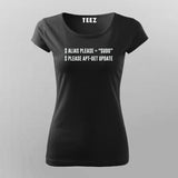 Alias Please="sudo" Funny Programming T-Shirt For Women