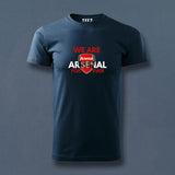 Fan-Made Arsenal T-Shirt for Men | Gunners Fan Gear