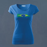 Brazil fan made T-Shirt for Women