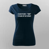 Alias Please="sudo" Funny Programming T-Shirt For Women