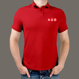 AGB Tech Pro Men's Polo by Teez - Cotton Blend