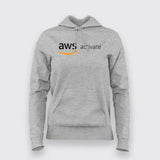 AWS Activate Women Hoodie - Power Your Cloud Journey by Teez