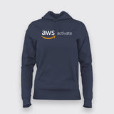 AWS Activate Women Hoodie - Power Your Cloud Journey by Teez