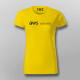 AWS Activate Women Tee - Power Your Cloud Journey by Teez