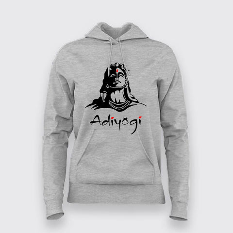 Adiyogi Lord Shiva - Spiritual Hoodie for Women