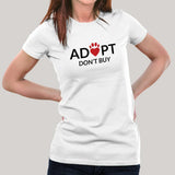 Adopt Love, Don't Buy Women's T-shirt