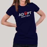 Adopt Love, Don't Buy Women's T-shirt