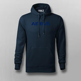 Airbus Men's Round Neck Hoodie - Stylish Aviation Apparel by Teez