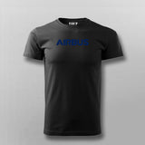 Airbus Men's Round Neck Tee - Stylish Aviation Apparel by Teez