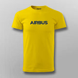 Airbus Men's Round Neck Tee - Stylish Aviation Apparel by Teez