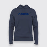 Fly High with Airbus - Women's Designer Cotton Hoodie