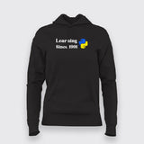 Always Learning Women Hoodie - For Curious Minds by Teez