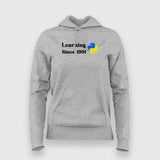 Always Learning Women Hoodie - For Curious Minds by Teez