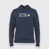 Always Learning Women Hoodie - For Curious Minds by Teez