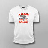 A Penny for Your Thoughts: Insightful Quote Tee