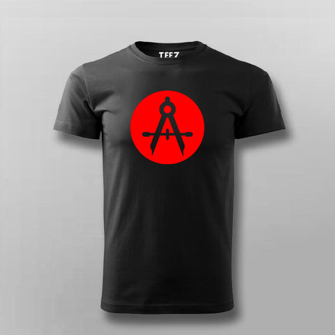 Architect Engineer Compass Men's Tee - Stylish Wear by Teez