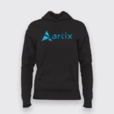 Artix Women's Hoodie - Sleek and Minimalist Wear by Teez