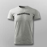 Ascendion Men's Round Neck Tee - Elevate Your Style with Teez