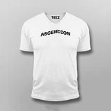 Ascendion Men's Round Neck Tee - Elevate Your Style with Teez