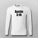 Austin 3:16 Men's Tee - Bold and Iconic Wear by Teez