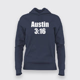 Austin 3:16 Tribute - Women's Bold Statement Hoodie