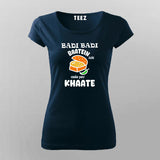 BADIBADINavyHalfSleeveTShirtForWomen