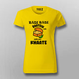 BADIBADIyellowtshirtforwomen