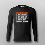 Funny TechSupport Tee - Before You Bother Me IT Wear by Teez