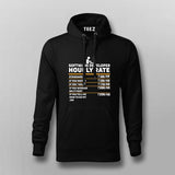 Software Developer Hourly Rate Hoodie for Men-Funny Coder Tee