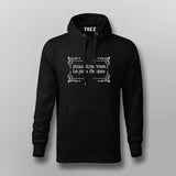 Vintage Humor Hoodie For Men – "Please Slow Down, It's 1900s"