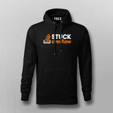 Stuck Overflow Hoodie For Men – Funny Programmer & Developer